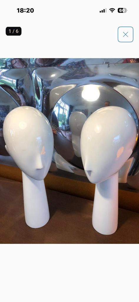 Mannequin hoofden., Ophalen of Verzenden