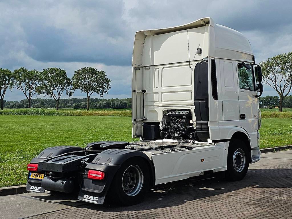 DAF XF 480 ssc led skirts nl-tr, Auto's, Vrachtwagens, Automaat, Euro 6, Elektrische buitenspiegels, Wit