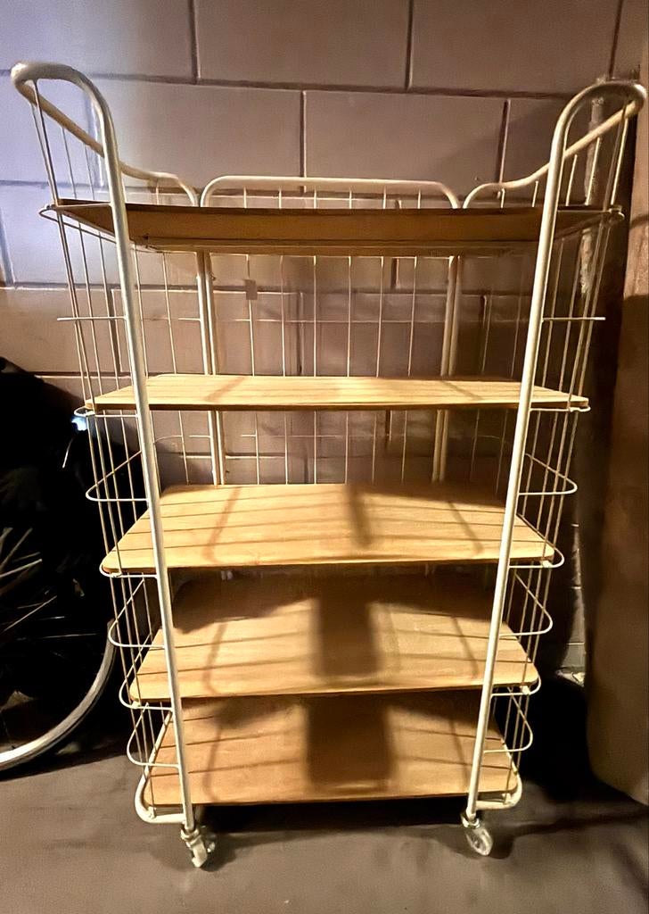 Grote bakkerskast met 5 planken, Huis en Inrichting, Kasten | Stellingkasten, Gebruikt, Ophalen
