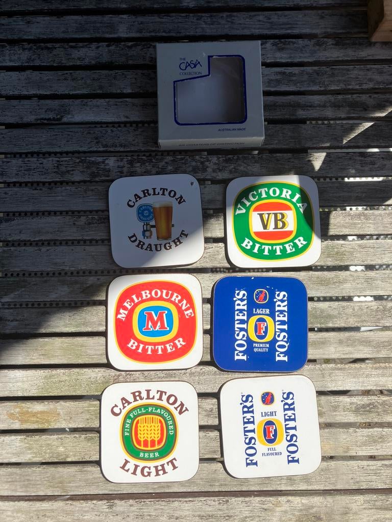 Vintage onderzetters bier Australië australisch foster’s, Verzamelen, Biermerken, Ophalen of Verzenden, Overige merken