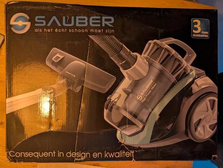 Sauber Stofzuiger - Nieuw in doos, Witgoed en Apparatuur, Stofzuigers, Nieuw, Stofzuiger, Reservoir, Ophalen of Verzenden