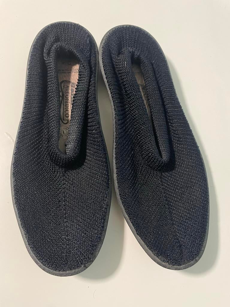 Arcopedico zwarte instappers maat 43, Kleding | Dames, Schoenen, Ophalen of Verzenden, Zo goed als nieuw, Zwart, Instappers