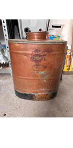 Antieke Koperen Emmer 'L'Europeen' - Made in France, Antiek en Kunst, Antiek | Koper en Brons, Ophalen of Verzenden, Koper