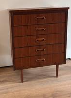 Vintage Deens teakhouten ladenkastje, Ophalen