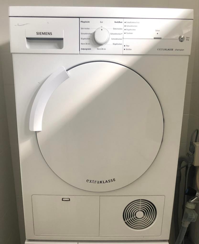 Siemens wasdroger, Witgoed en Apparatuur, Wasdrogers, Ophalen, 6 tot 8 kg, Gebruikt, Voorlader