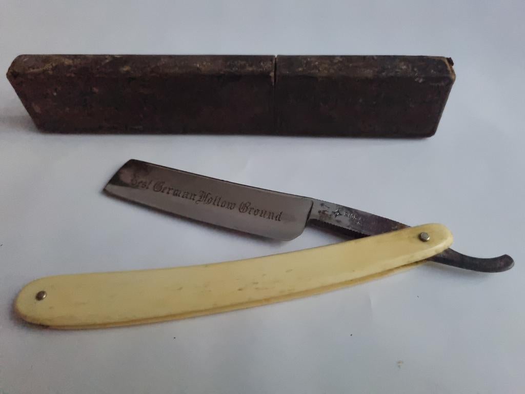Antiek open scheermes Richard Abr. Herder – Solingen – ca. 1, Ophalen