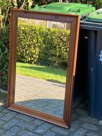 Grote spiegel met houten lijst, Huis en Inrichting, Woonaccessoires | Spiegels, Ophalen