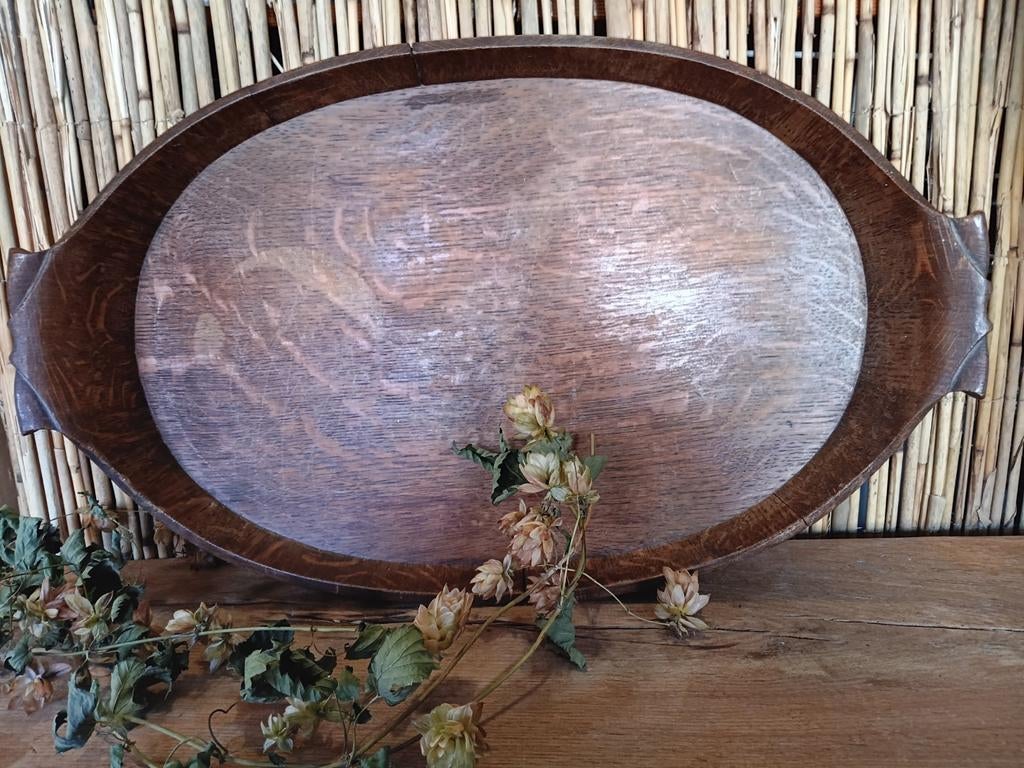 Oud houten dienblad, Ophalen of Verzenden