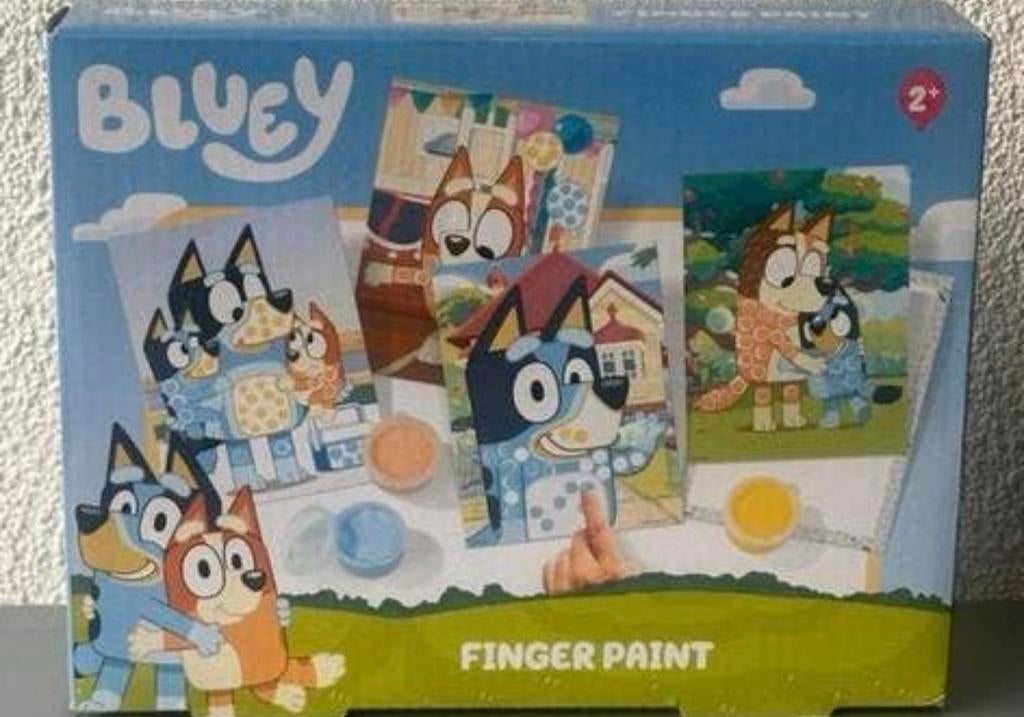 Bluey finger paint vanaf 2+, Ophalen, Nieuw, Jongen of Meisje