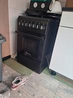 Wiggo Gasfornuis met Oven - Zwart, Gebruikt, Witgoed en Apparatuur, Fornuizen, Gebruikt, Gas, 85 tot 90 cm, 4 kookzones