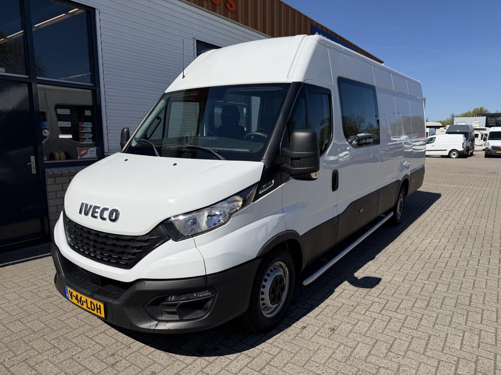 Iveco Daily 35S14V 2.3 automaat 410 L4H2 DC 6 persoons / vas, Automaat, Gebruikt, Wit, Bedrijf