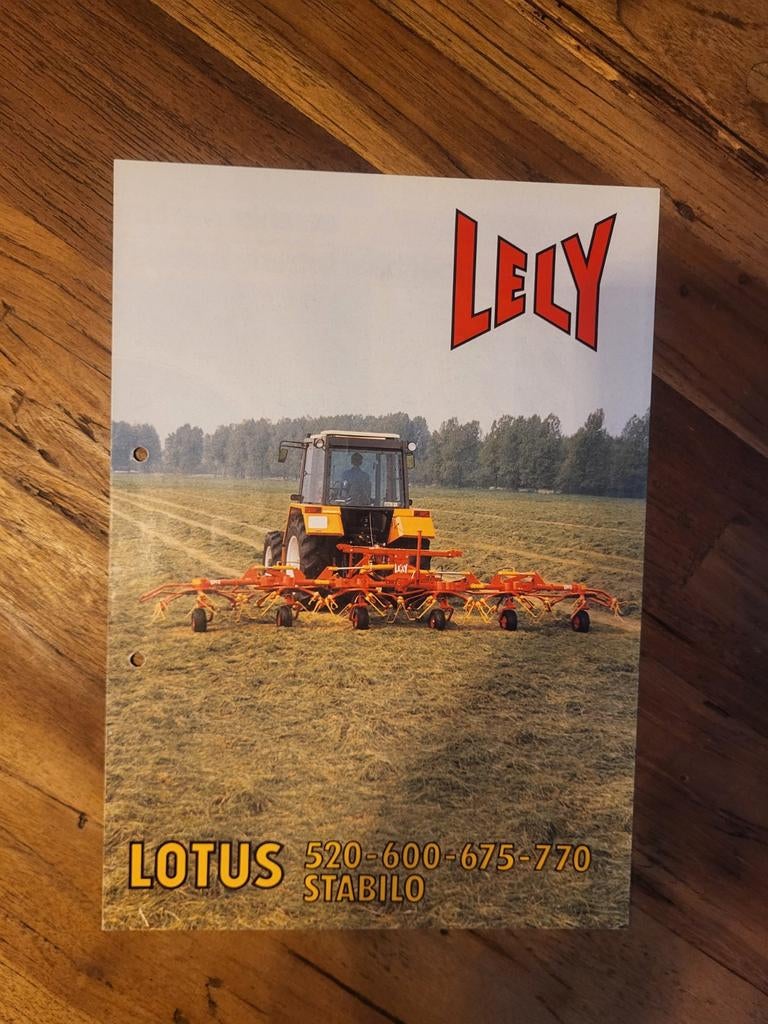 tractor folder Lely LOTUS stabilo, Ophalen of Verzenden, Zo goed als nieuw