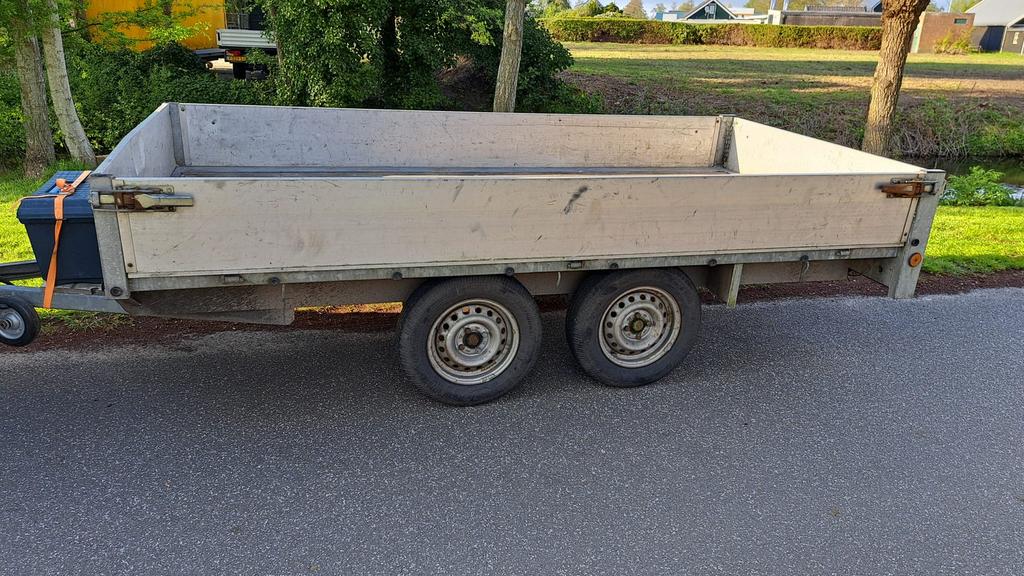Plateau aanhanger koopje !!!!, Ophalen of Verzenden, Gebruikt