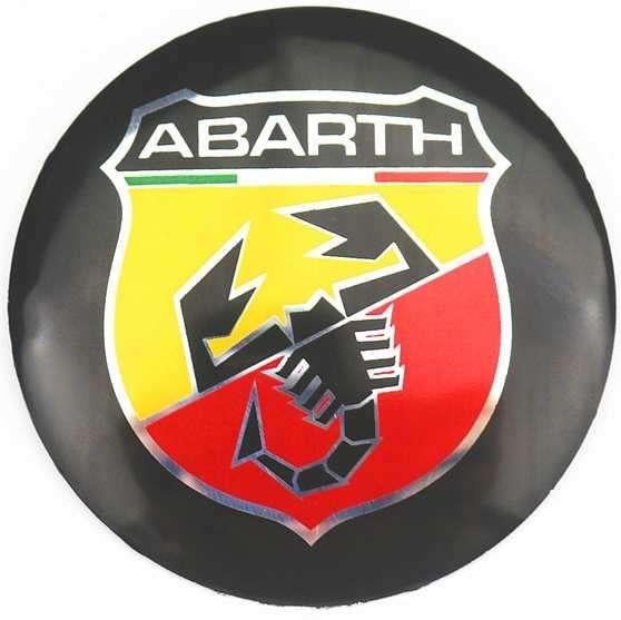 Fiat Abarth naafdop sticker #1, Verzenden