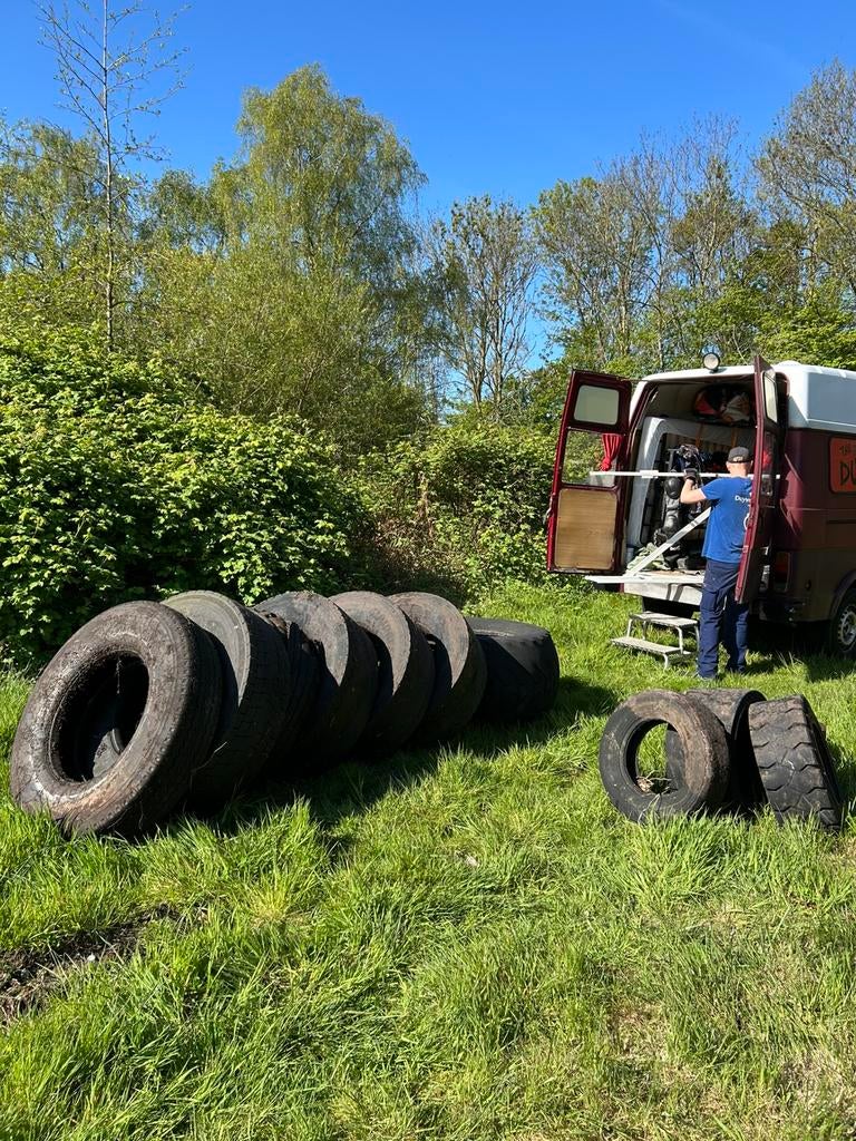 Gratis afhalen vrachtwagenbanden, Ophalen, Gebruikt