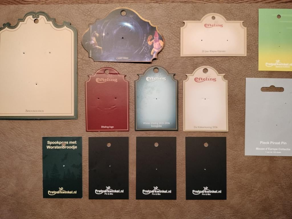 Pin kaartjes, Verzamelen, Efteling, Ophalen of Verzenden, Nieuw, Button of Speldje