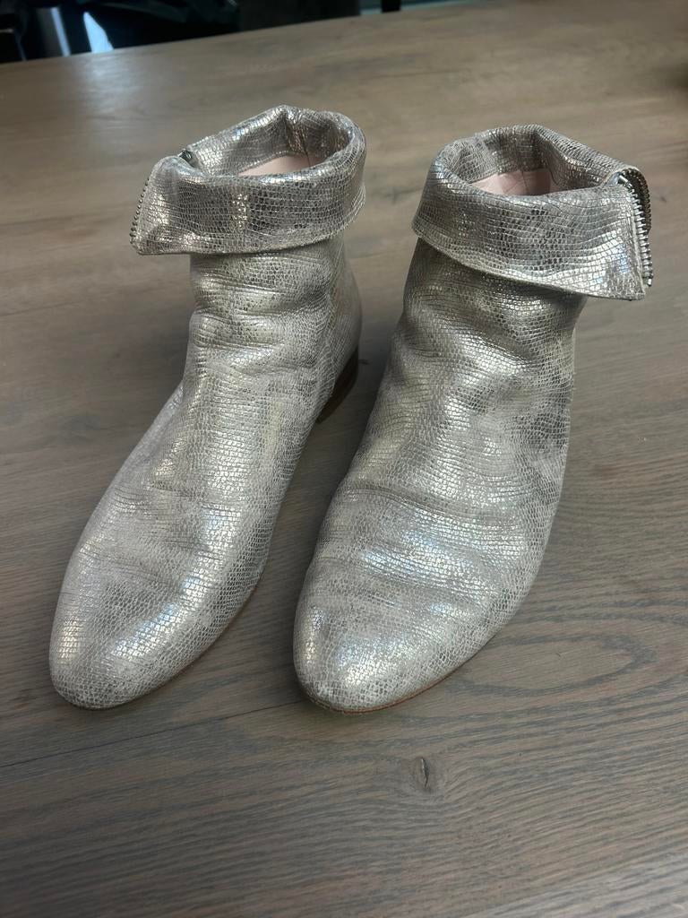 Laarsjes met rits merk Lilian, maat 38,5, Ophalen of Verzenden, Zo goed als nieuw, Zwart