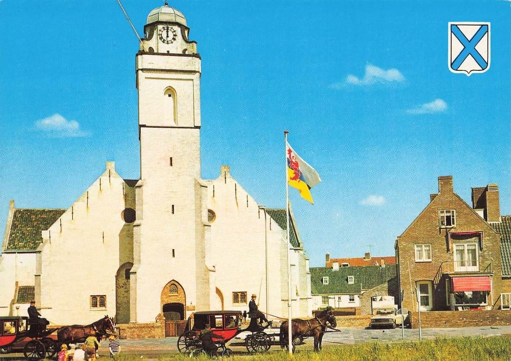 Katwijk, Oude of St. Andreaskerk, Ophalen of Verzenden, 1980 tot heden, Ongelopen, Zuid-Holland