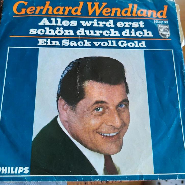 Gerhard Wendland - Alles wird erst schön durch dich Single, Cd's en Dvd's, Vinyl Singles, Gebruikt, Overige genres, 7 inch, Ophalen of Verzenden