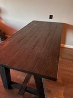 Robuuste eettafel van massief hout - 180x90 cm, Ophalen, Nieuw, 50 tot 100 cm, Luksa stoer en sober, landelijk
