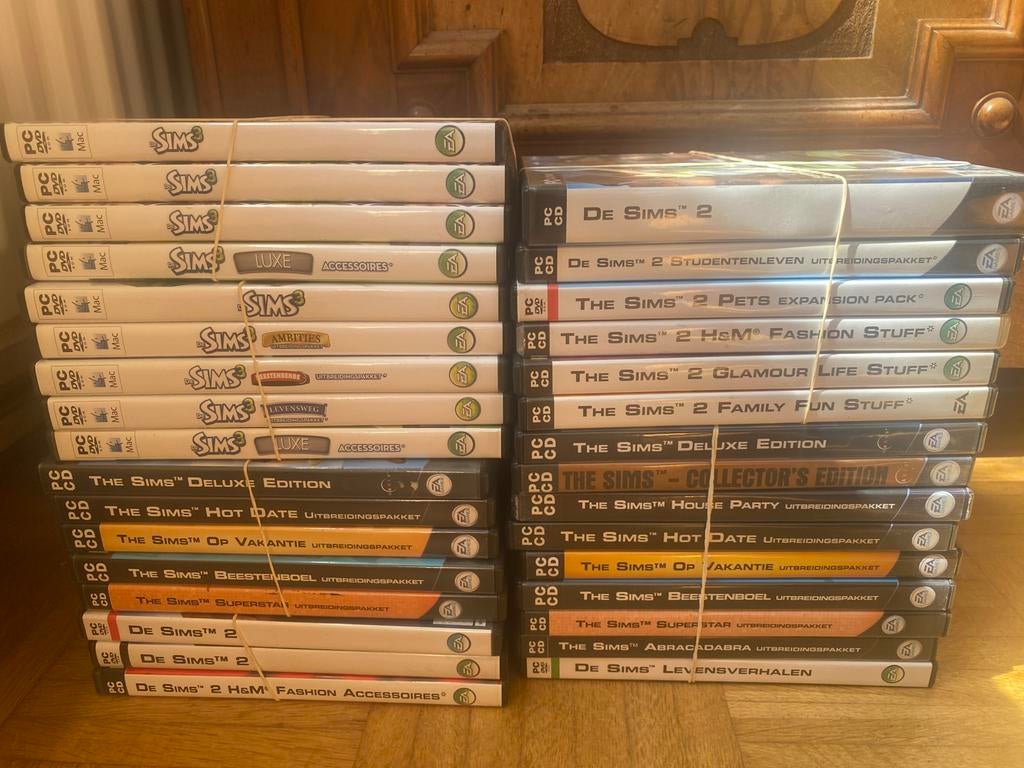 PC Game: The Sims Bulk-partij - Sims 1, 2, 3 +++, Spelcomputers en Games, Games | Pc, 1 speler, Ophalen of Verzenden, Zo goed als nieuw