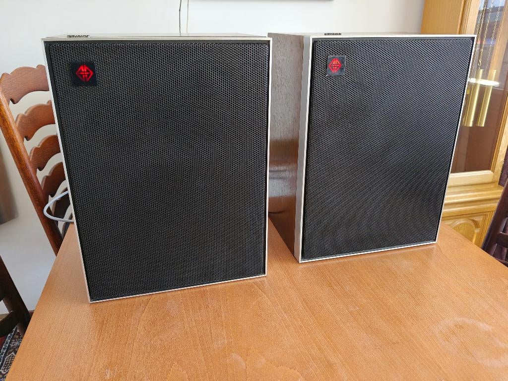 Philips MFB 532 luidsprekers – Gereviseerd, Audio, Tv en Foto, Luidsprekers, Refurbished, Front, Rear of Stereo speakers, Minder dan 60 watt