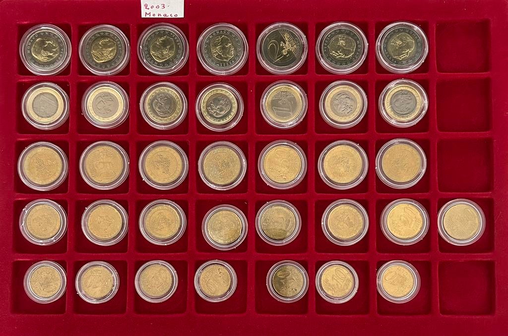 Collectie Monaco 2003, Postzegels en Munten, Munten | Europa | Euromunten, Ophalen of Verzenden, Monaco, Overige waardes