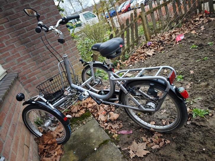 Compacte driewieler fiets met mandje, Fietsen en Brommers, Fietsen | Driewielfietsen, Gebruikt, Ophalen of Verzenden
