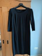 MOQ Donkerblauwe jurk met ceintuur met lange blazer, Kleding | Dames, Maat 38/40 (M), Blauw, Moq, Ophalen of Verzenden