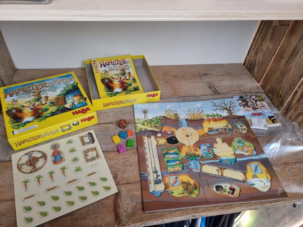 HABA Hamsterbende Bordspel - Compleet en Zo Goed als Nieuw, Drie of vier spelers, Ophalen of Verzenden, Zo goed als nieuw, HABA