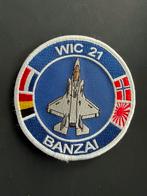 WIC21 banzai patch F-35 322 sqn Rnlaf, Ophalen of Verzenden, Luchtmacht, Nederland, Embleem of Badge