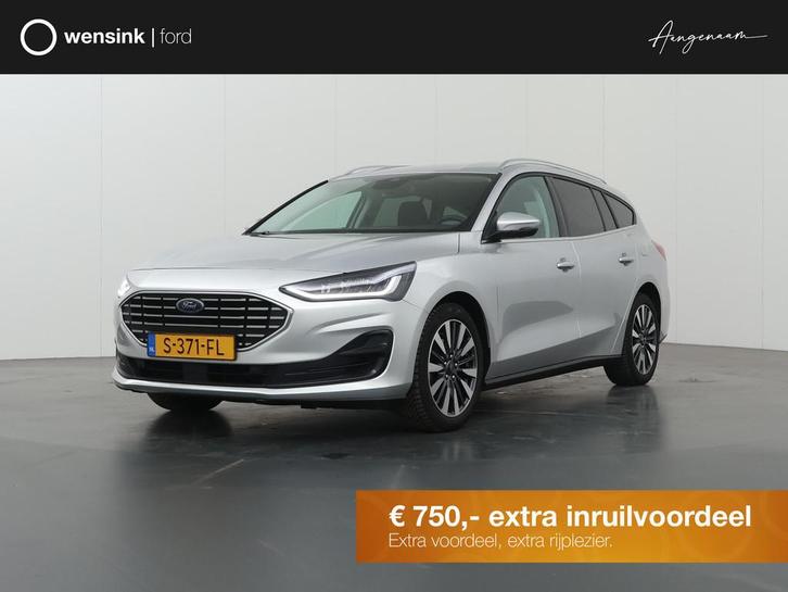 Ford Focus Wagon 1.0 EcoBoost Hybrid Titanium X | Navigatie, Auto's, Ford, Bedrijf, Te koop, Focus, ABS, Achteruitrijcamera, Airbags