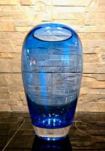 Vintage Deense Cobalt blauwe vaas, Verzenden