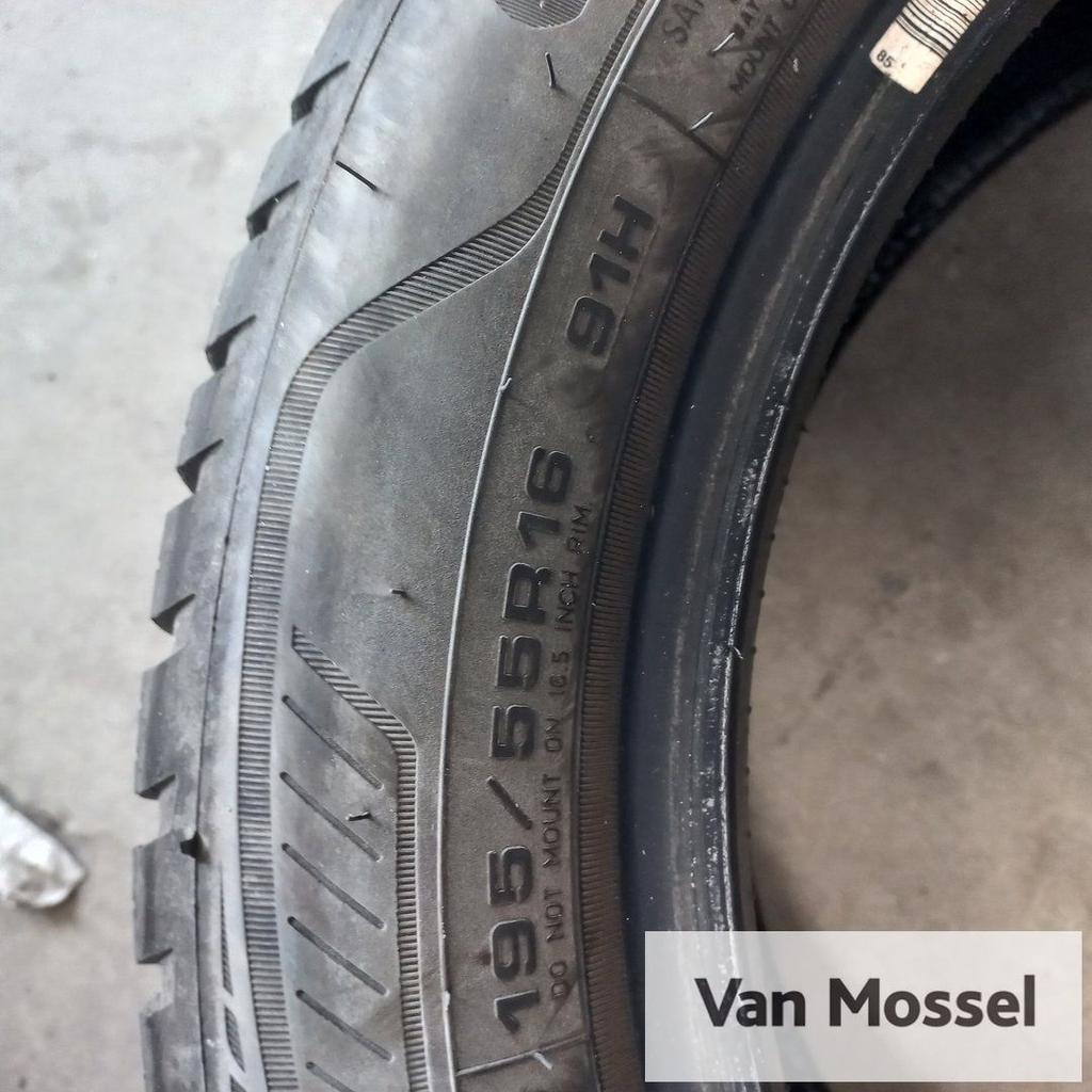 Goodyear Vector 4Season 195/55/R16 91H, Gebruikt, -, Ophalen of Verzenden, All Season