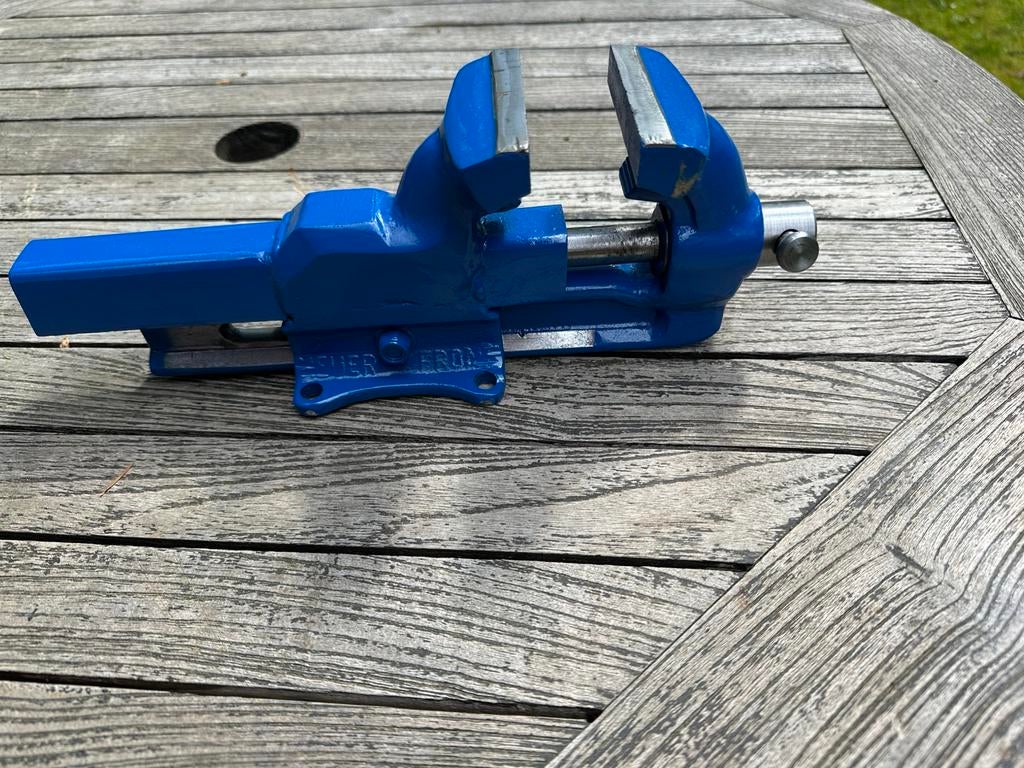 Bankschroef Heuer, Ophalen, Gebruikt, Minder dan 70 cm, Bankschroef