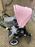 Bugaboo Donkey duo compleet tweeling kinderwagen grijs/roze, Kinderen en Baby's, Tweelingen en Meerlingen, Ophalen, Gebruikt, Kinderwagen of Buggy