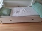 Mooi wit Bopita bed met lade en matrasje erin 90x200, Ophalen, 85 tot 100 cm, Zo goed als nieuw, Lattenbodem