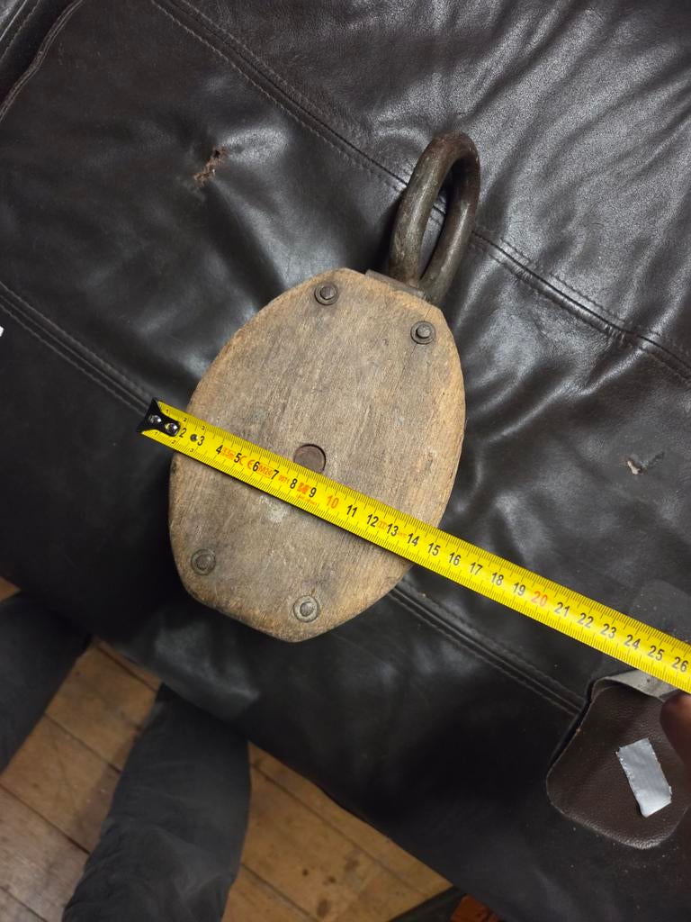 Grote katrol, Antiek en Kunst, Antiek | Overige Antiek, Ophalen of Verzenden