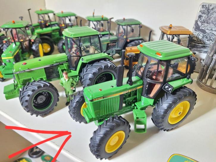 John deere 4250, Hobby en Vrije tijd, Modelauto's | 1:32, Tractor of Landbouw, Ophalen