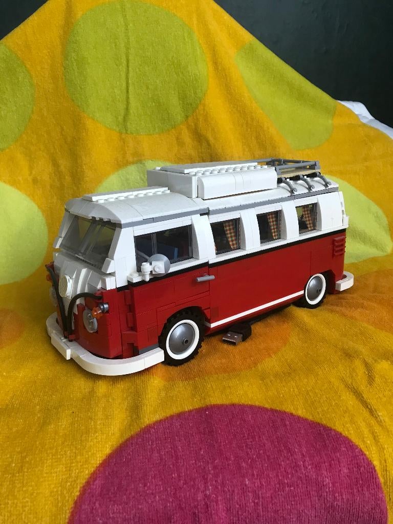 VW bus T1 camper van bouwstenen, Ophalen of Verzenden, Zo goed als nieuw, Complete set, Lego