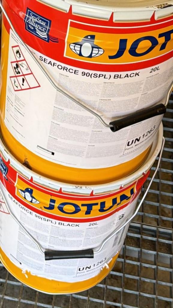 5 keer 20 liter jotun seaquantum ultra antifouling darkred, Ophalen, Nieuw, Verven
