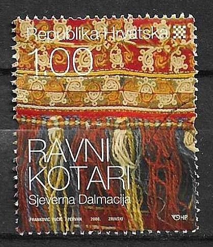 KROATIE 2008, Ophalen of Verzenden, Overige landen, Gestempeld