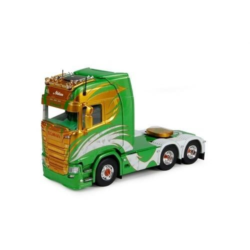 Tekno 74285 Scania S-serie Highline 6x2 Leif Nielsen, Hobby en Vrije tijd, Modelauto's | 1:50, Ophalen of Verzenden, Nieuw, Bus of Vrachtwagen