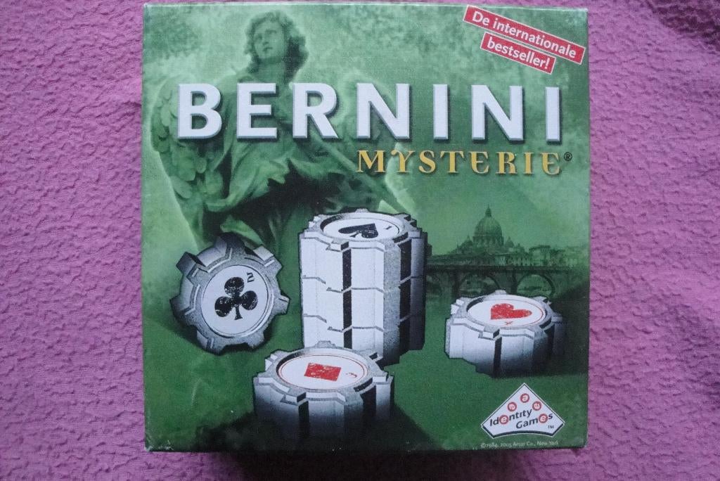 BERNINI MYSTERIE  BORDSPEL  INDENTITY GAMES 2tot4sp.3.95euro, Hobby en Vrije tijd, Gezelschapsspellen | Bordspellen, Een of twee spelers
