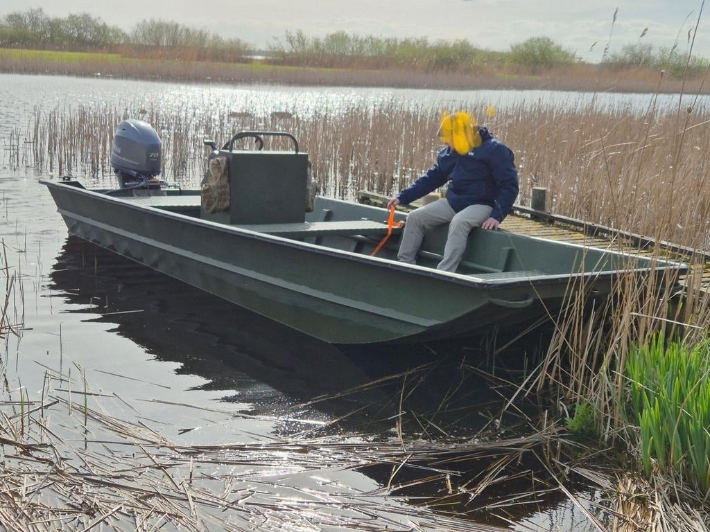 Aluminium Jon 520 / 550 - Zonder motor en zonder trailer, Watersport en Boten, Vis- en Consoleboten, Ophalen, Geen motor, Gebruikt