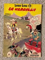 Lucky Luke - Nr. 24 - De Karavaan - Tweede druk, 1966, Eén stripboek, Ophalen of Verzenden, Gelezen