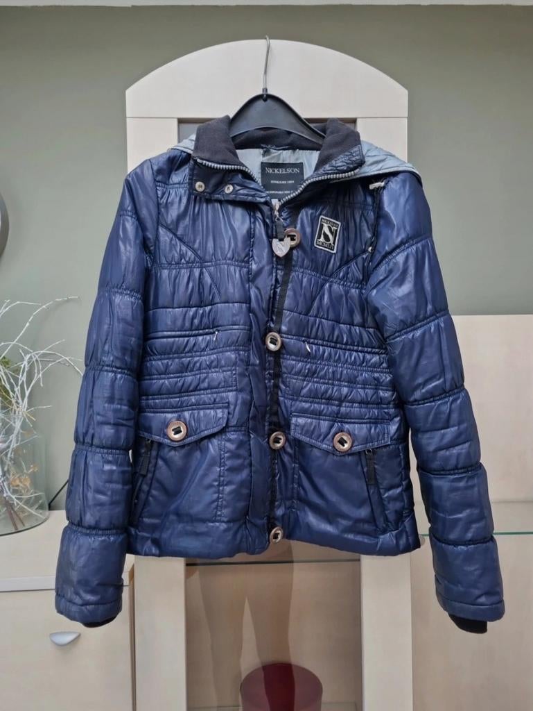 Nickelson Dames Winterjas Maat M, Maat 38/40 (M), Blauw, Nickelson, Ophalen of Verzenden
