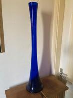 T.K. mooie blauwe vintage vloervaas van 78 cm hoog, Gebruikt, 50 tot 75 cm, Blauw, Ophalen of Verzenden