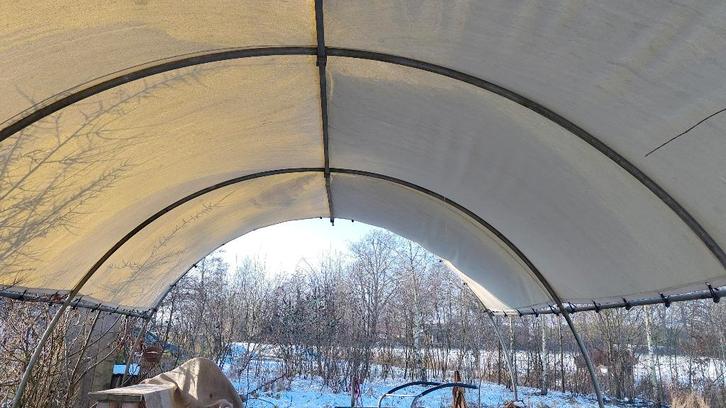 Overkapping / stretchtent, Tuin en Terras, Overkappingen, Gebruikt, Tuinpaviljoen, Ophalen