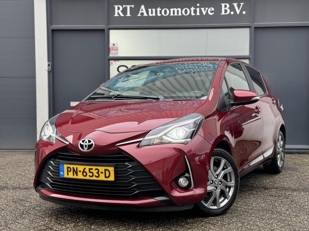 Toyota Yaris 1.5 VVT-i Executive / Dealer OH 5drs, Auto's, Toyota, Lichtsensor, Euro 6, 4 cilinders, Leder